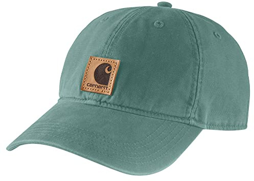 Carhartt Herren Canvas Cap Baseballkappe, Schiefergrün, Einheitsgröße