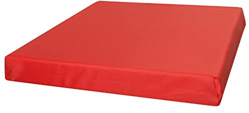 MOTHER LAND Wheelchair Cushion Seat Cushion | Coccyx, Sciatica & Tailbone Pain Relief Cushion | Seat Pad Ideal for Office, Kitchen Wheelchairs and Auto | (RED, 18 x 18 Inch Seat, 2 Inch Thick)