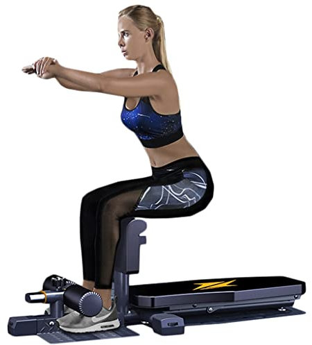GNBOW Sissy Squat Machine Multifunktion, Sissy Squat Rack, Sissy Squat Bench, Squat Machine for Hintern und Bauch