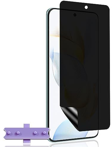 Yiunssy Privacy Pellicola Protettiva per Honor 90, HD Schermo, Senza Bolle, Anti-Spy TPU Morbida Pellicola Protettiva per Honor 90