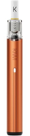 KIWI Spark, Starter Kit, Sigaretta Elettronica con sistema a Pod aperto, 2,0 ml, Batteria da 700 mAh, senza nicotina, no E-liquid (Orange)