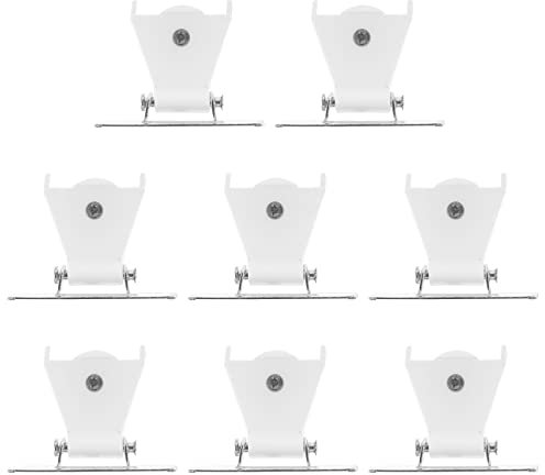 Cabilock 24pcs Curtain Pencil Pleat Blind Kit Track Pulley Easy Install for Kitchen