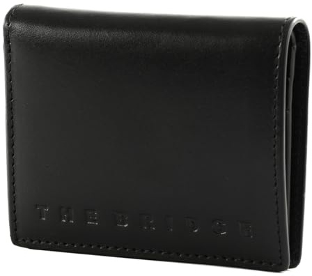 THE BRIDGE Giacomo Credit Card Case Nero Rutenio Scuro