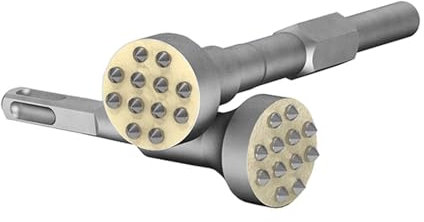 MJINA Un artefacto de Golpe de Cabello de aleación, Martillo de Flor, cincel, Pared, Cemento, Golpe, Superficie de Lichi, Pico eléctrico, Martillo eléctrico(Hexagonal4 Flat Head)