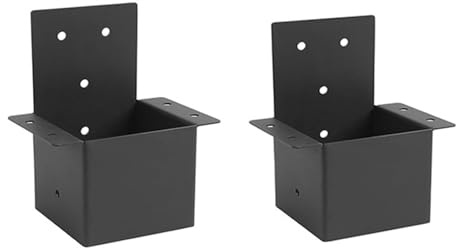 OOLA.DETAL 2Pcs Pergola Brackets 4x4inch Post Top Rafter Bracket Rafter Post Brackets Pergola for Wooden Pavilions And