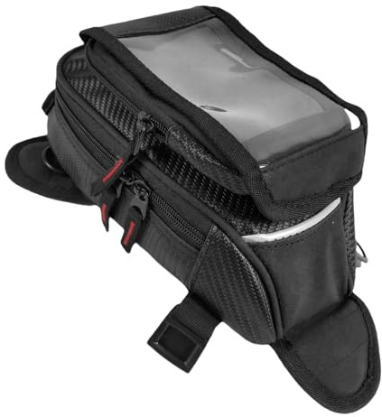 Sacoches De Réservoir Magnétiques Pour Motos,Sacoche De Réservoir Moto,Sacoche de réservoir étanche avec aimant puissant | Sac de réservoir magnétique, poche transparente, étanche, poche pour écran ta