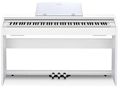 Casio PX-770WE 88keys Blanco piano digital - Teclado electrónico (18 W, 1391 mm, 299 mm, 798 mm, 31,5 kg, USB Tipo B)