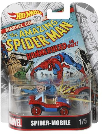 Spiderman Die Spinne Auto Spider Mobile Dune Buggy Spidey – Maßstab 1:64 Länge ca. 6 cm – FLD31