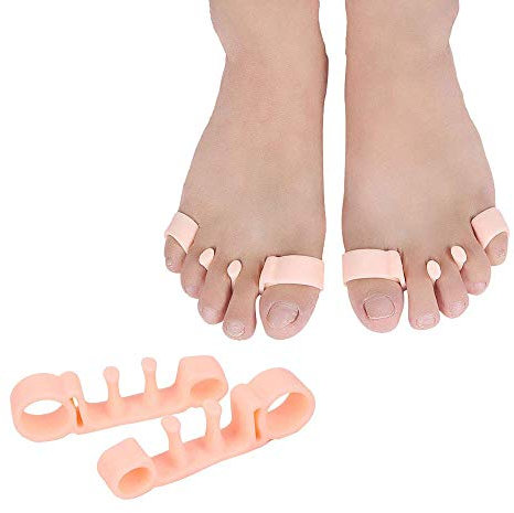Gel-Zehentrenner aus Gummi, Zehenspreizer, Zehenspreizer, zum Gehen und Tanzen, Ballenzehen-Entlastung, Zehenspreizer für Yoga, Zehenpolster-Set für Damen und Herren, Zehenstütze (C)