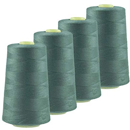 4 x 4572m Qualitäts Overlock-Garn Overlock-Nähgarn Oeko-Tex Farbe 821-860