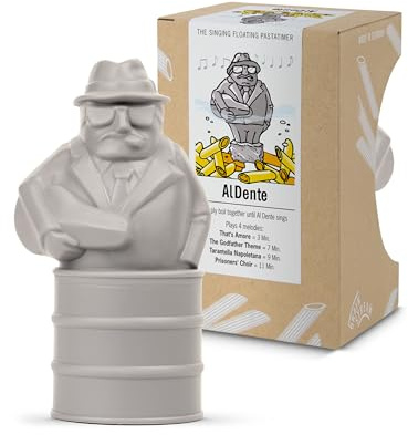 Al Dente Taupe – Singing Pasta Timer for Cooking – Timer for All Common Pasta Types – Italian Music – Brainstream