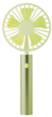 Remember Ventilador Flow Lime, altura 22,2 cm, diámetro del cabezal del ventilador: 9,7 cm, aluminio/plástico, ventilador de mesa portátil, ventilador compacto para oficina, hogar o viaje, mini