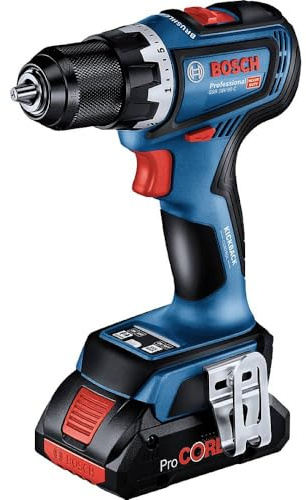 Bosch Professional 18V System Akku Bohrschrauber GSR 18V-90 C (inkl. 2x ProCORE Akkus 4.0Ah, Schnellladegerät GAL 18V-40, GCY 42, 1/1-Einlage, L-BOXX)
