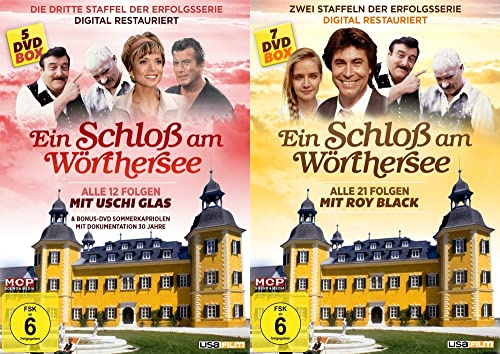 Ein Schloss am Wörthersee – komplette TV-Serie mit Uschi Glas & Roy Black + Bonus Sommerkapriolen – alle 33 Folgen auf 12 DVDs – Limited Edition