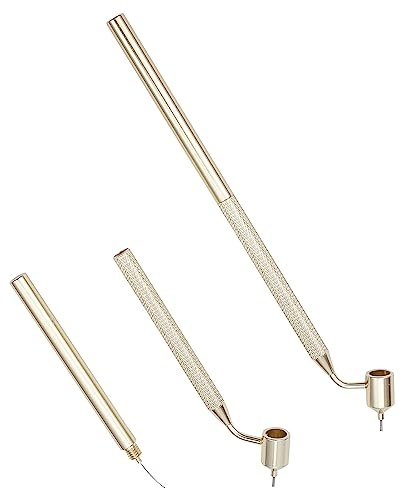 GORGECRAFT 2 st 9 mm fin linjeprecision touch up målning penna detaljer vätska författare färg applikator bärbar ritpenna guldkonstruktion lutande spets för rockchips repor reparation splitter