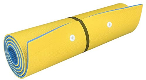 Leisis 0101196 Family Flot, Bebés Unisex, Amarillo y Azul, 150 x 50 x 2,2 cm