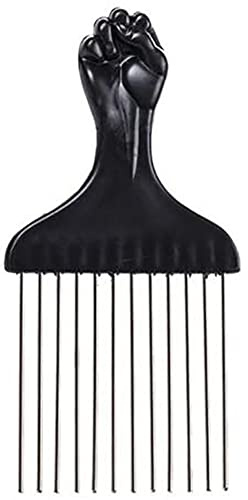 Peine plano Peine para el cabello Afro Inserto para el cabello cepillo para cabello rizado tenedor peine para el cabello de plástico herramienta para peinados antiestático