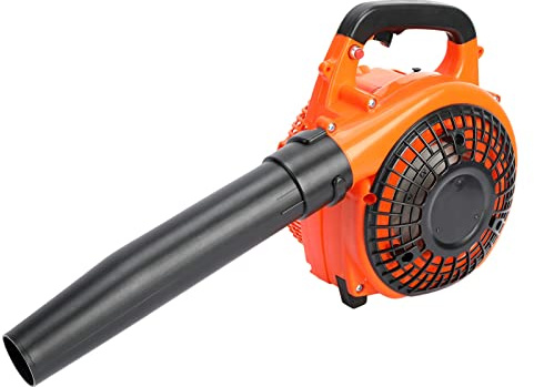 gibxiyza Laubbläser, kabellos, Gartensauger, Gartengebläse, Gartengeräte, Vakuum-Luftgebläse, leistungsstarker Motor, benzinbetrieben, 26 cc, 2-Takt-Motor, Handgerät, kabellos, Laubbläser für Garten,