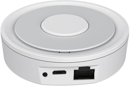Pavewood Zigbee3.0 Tuya Gateway con cable para el hogar SmartLife TuyaSmart APP Dispositivo inteligente de trabajo para sala de estar, cocina, dormitorio, fácil de usar