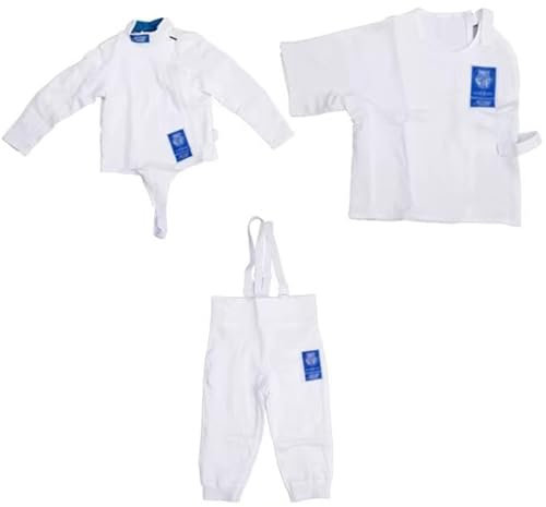 ZPRYZHD Fechthose, Fechtjacke, Fechtweste, Unisex Fechtsport Uniform Anzug für Florett, Degen, Säbel - Rechte Hand(36#)