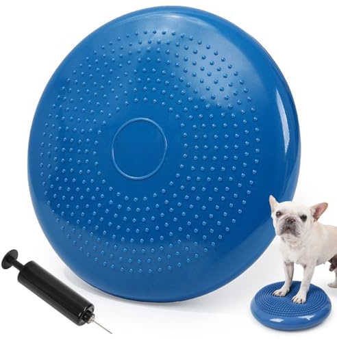 Almohadilla de equilibrio para entrenamiento de fuerza de piernas de perro con superficies texturizadas, estabilidad de fitness, entrenamiento de pie, mejora las posturas