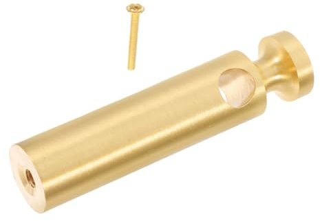 BAZEITFLOW Brass Guardrail Connector for Glass Cabinet Hardware Elegant Post Caps for Indoor Furniture Railing Guardrail Fittings for Handrail Connectors