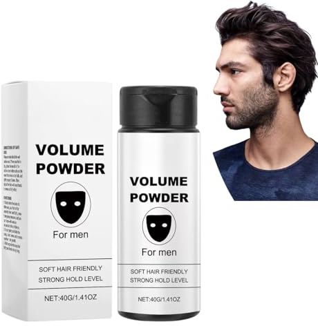 Volume Powder for Men,Strong Hair Styling Powder,LeaveIn Texture Powd-er,Texture Powder,Based Texture Powd-er,Instantly Adds Texture & Thickness, Travel Size 40g, Oil Control for Natural Matte Finish