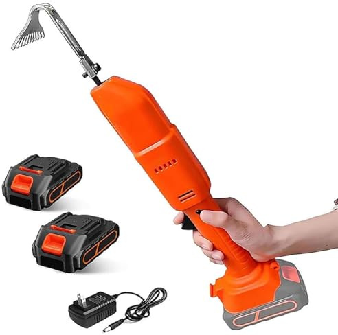 MObyat Electric Cultivator Hoe Weeder, Electric Handheld Digging Hoe With 1.5ah Lithium Battery, Tillage Width 10cm, Depth 10cm, Motor 2500 Rpm, For Loosening Soil, Weeding