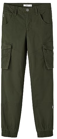 Name It Nkmryan Cargo R Twi Pant 2222-Ba Noos, Pantaloni Bambini e ragazzi, Verde (Deep Lichen Green), 164