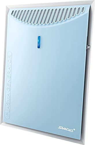 Purificador de aire Steba con consumo mínimo de energía (máx. 25 vatios) y funcionamiento silencioso. Ideal para alérgicos y para habitaciones de hasta aprox. 20 m² o 55 m³. LR 10 PLASMA.
