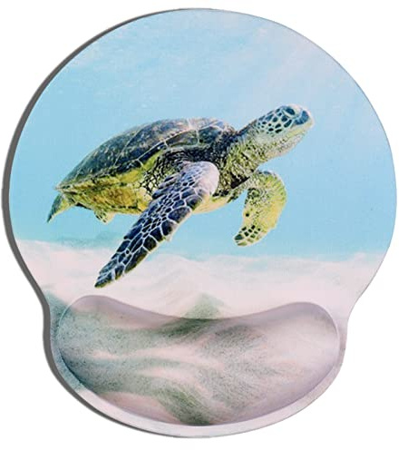 AOKSUNOVA Ergonomisches Mauspad Mousepad mit Handauflage Mouse Pad | Ergonomisches Mauspad mit Memory Schaum Handauflage,Komfortable Handgelenkstütze,Rutschfeste Basis für Büro und Gaming