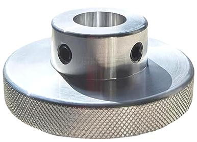 CHANCS Aluminum Alloy Mini Handwheel Hand Wheel 50mm(2) OD 12mm Bore Mini Handwheel Mechanical Hand Wheel for Lathe/Miller