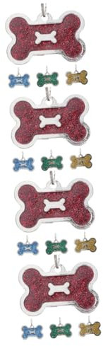 minkissy 16 stücke Pet ID Tag pet Collar tag Custom Dog tag Personalized pet Tags Dog ID Tags Custom Engraved Dog Tags bytetag Dog tag pet Accessory pet Name Tags Key Chain Alloy Blank
