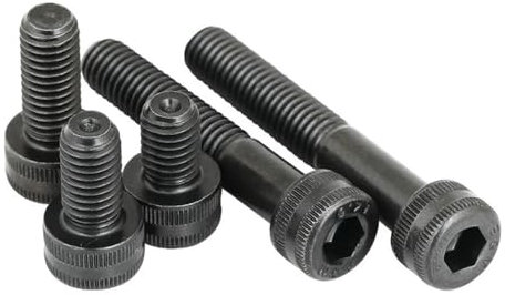 Cilky Metallschrauben 1/2/5 Stück M6 M8 M10 M12 M14 M16 Schwarzer Kohlenstoffstahl Innensechskant Zylinderkopfschraube Legierungsstahl Schwarze Verlängerungsschrauben (Size : M10x30mm(1Pcs) Full)
