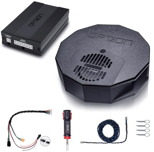 Option DSP-Soundupgrade V1.2 kompatibel mit VW Polo VI (6. Generation, Typ AW) - 100% Plug & Play mit DSP-Verstärker mit Subwoofer