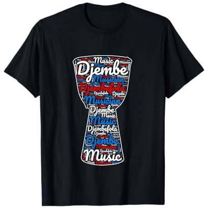 Djembe Amerikanische Flagge 4. Juli Männer Frauen Djembefola USA T-Shirt