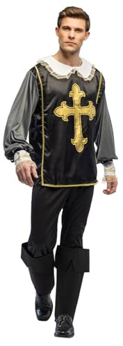 Boland - Musketier Kostüm für Erwachsene, Verkleidung für Karneval, Cosplay und Mottoparty, Märchen und Mittelalter
