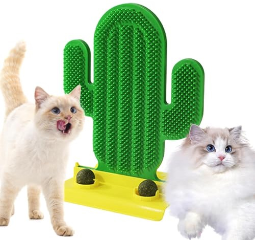 Walopola Griffoir en Forme de Cactus pour Chat - Griffe d'intérieur - Exercice Physique Mental - avec à Chat - pour Animaux de Petite et Moyenne Taille