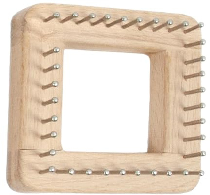Lavagna quadrata per lavorare a maglia, in legno, 10 x 10 cm, 20 x 20 cm, 30 x 30 cm, accessorio per lavoro a maglia fatto a mano