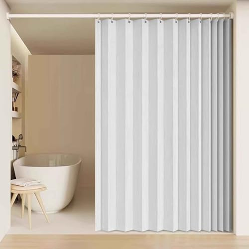 YWQJL Folding door curtain,With telescopic rod,Home Room Darkening Door Curtains,Privacy Pleated Folding Curtain With Magnetic Closure Closet Door Curtains(03,W 120*H 200cm)