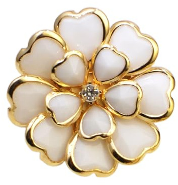 Lock för skjortknappar | DIY vintage blomformad metallklädsel dekoration - avtagbart lock med klämma, juvelstil för damblus | till, fru, mamma, Se référer au descriptif, Se beskrivningen, Se