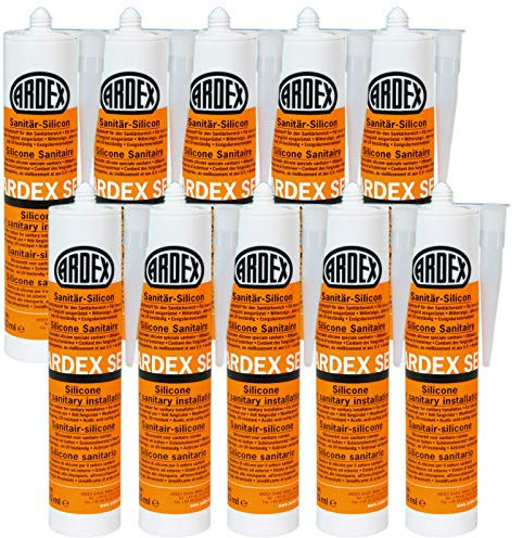 10x ARDEX Sanitär Silicon 310ml Jasmin