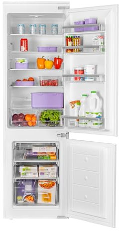 SIA RFI104 70/30 Split Built In Integrated 260L Fridge Freezer With Sliding Fittings