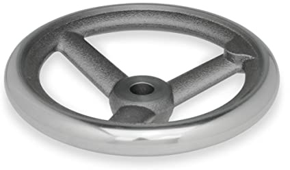 Ganter Normelemente | Handrad Gusseisen | DIN 950-GG-160-B14-A - Durchmesser d1: 160mm; Bohrung d2: 14mm