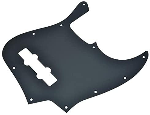 KAISH Mattes Aluminium Schlagbrett für amerikanische/mexikanische Jazz J Bass, Mattes Schwarz