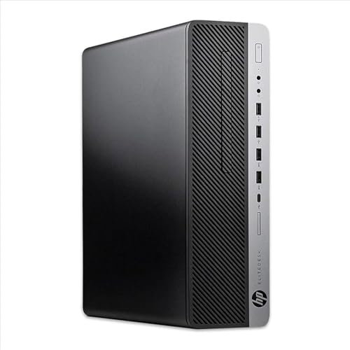 HP EliteDesk 800 G3 SFF Pc fisso Intel Core i7-6700 RAM 32gb DDR4, SSD 256gb, Windows 11 Pro, Wifi incluso Pc Desktop pronto all'uso (Ricondizionato)