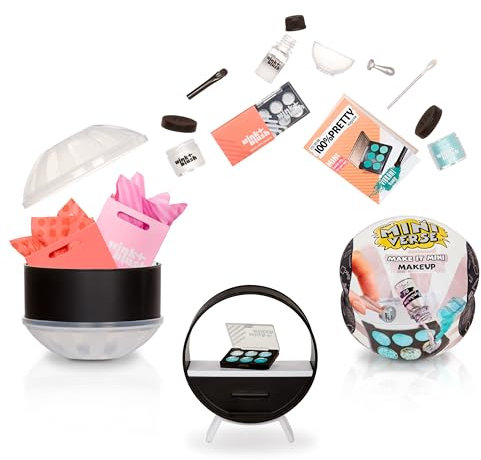 MGA's Miniverse Make It Mini Makeup - Mini-Sammlerstücke, DIY, Echte Kosmetikprodukte, Lippenöl, Nagellack, Lidschatten + Mehr, für Sammler + Kinder ab 8 Jahren