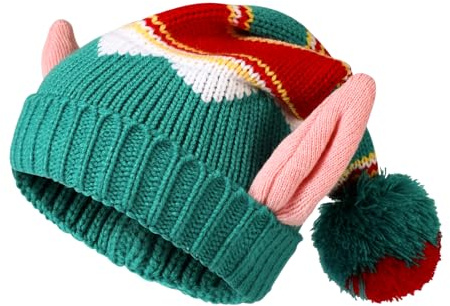 TAGVO Cappello di Babbo Natale, Cappelli di Natale Unisex per Adulti e Bambini, Accessori per Festa di Natale Costume Cosplay Capelli