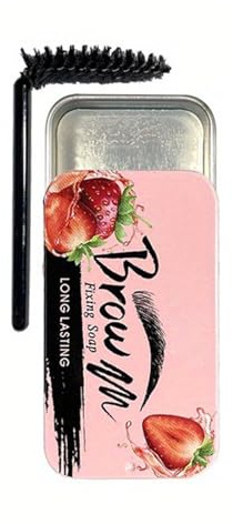 Rostblant Crema modeladora de cejas,Gel modelador transparente, definidor, fijador y de larga duración,Maquillaje de cejas de larga duración con efecto laminado,Cepillo modelador integrado,fresa