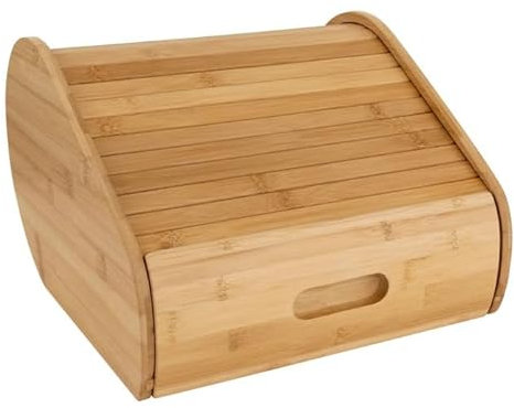 Paris Prix FIVE Simply Smart - Boîte à Pain en Bambou Tiroir 30cm Naturel
